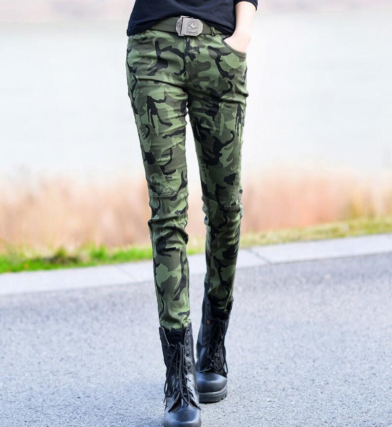 skinny camo trousers