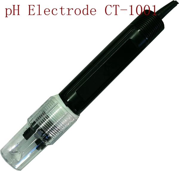 Industrial pH Electrode 0-50Degree PH range:0-14 High accuracy PH electrode CT-1001 ( ph sensor)for PTFE liquid interface