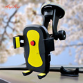 Retail package yellow 360 Rotating Car phone holder car with sucker mobile phone holder mobile phone