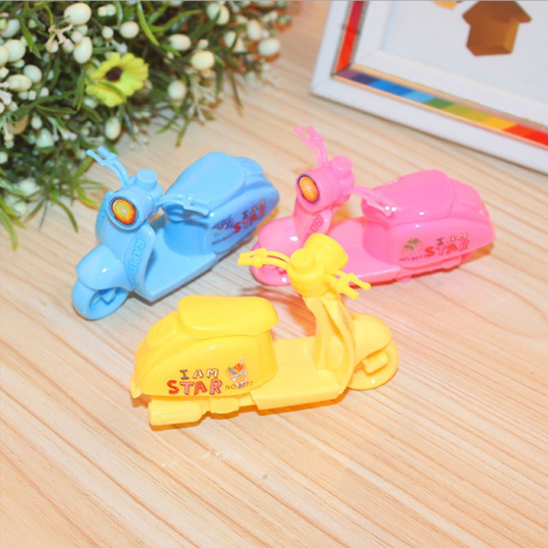 2Pcs/Lot Motorcycle Modeling Pencil Sharpener Creative Unique Fine Pencil Sharpener School Supplies Student Prizes Small Gifts