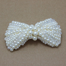 200pcs/lot baby girl pearls bows Hair Accessories