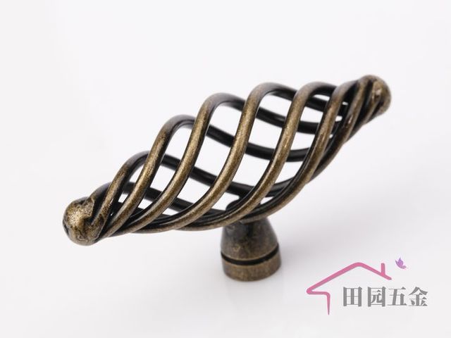 70 mm hitam perunggu birdcage tombol kabinet furniture 70 mm hitam perunggu birdcage tombol kabinet furniture