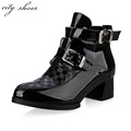 Cross Straps Black/Yellow/Beige Wedges Suede Leather Ankle Martin