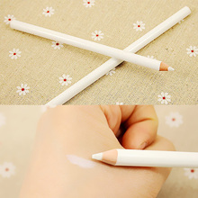 Matte Pure White Eye Liner Canthus Pencil Highlighter Slim Wooden Makeup Pen stick