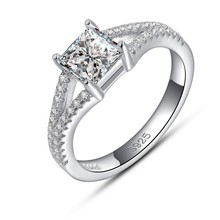 Fashion Womens Ring,925 Sterling with 3 Layer Platinum Plated,Charming Wedding Design Ring,Ladies Jewelry Gift OR30