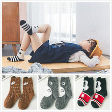 1pair Baby Boy Girl Fox Totoro Cotton Ankle Socks Short Hosiery Kids Socks 1-10Y
