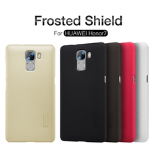 10pcs/lot Huawei Honor7 Hard case,NILLKIN Super Frosted Shield hard case For Huawei Honor 7 with screen Flim + retai box