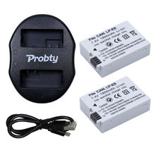 2Pcs LP-E8 digital batteries Li-ion LP E8 LPE8 Camera Battery + Portable Dual USB Charger For Canon EOS 550D 600D 650D 700D