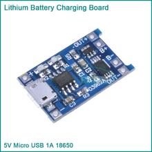 10PCS Micro USB 5V 1A 18650 Lithium Battery Charger Board With Protection Module