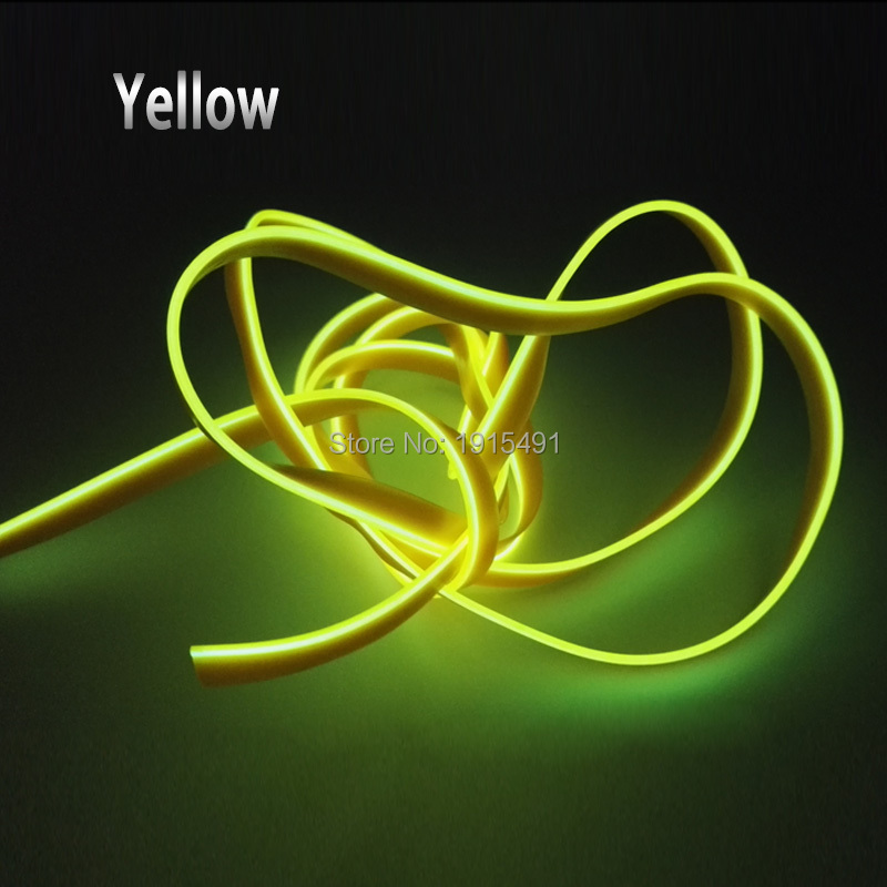 EL Wire lights 6mm Sewing Edge Neon Light Dance Party Car Decor Light Neon Flexible EL Wire Rope Tube LED Strip With 5V USB Plug EL Wire lights 6mm Sewing Edge Neon Light Dance Party Car Decor Light Neon Flexible EL Wire Rope Tube LED Strip With 5V USB Plug