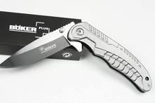 New Boker silver snake scale type outdoor hunting knifes survival knives blade material 440 hot sale