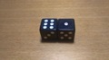 Free shipping Exclusive New 16mm 6 sided D6 black with white pips square corner dice for
