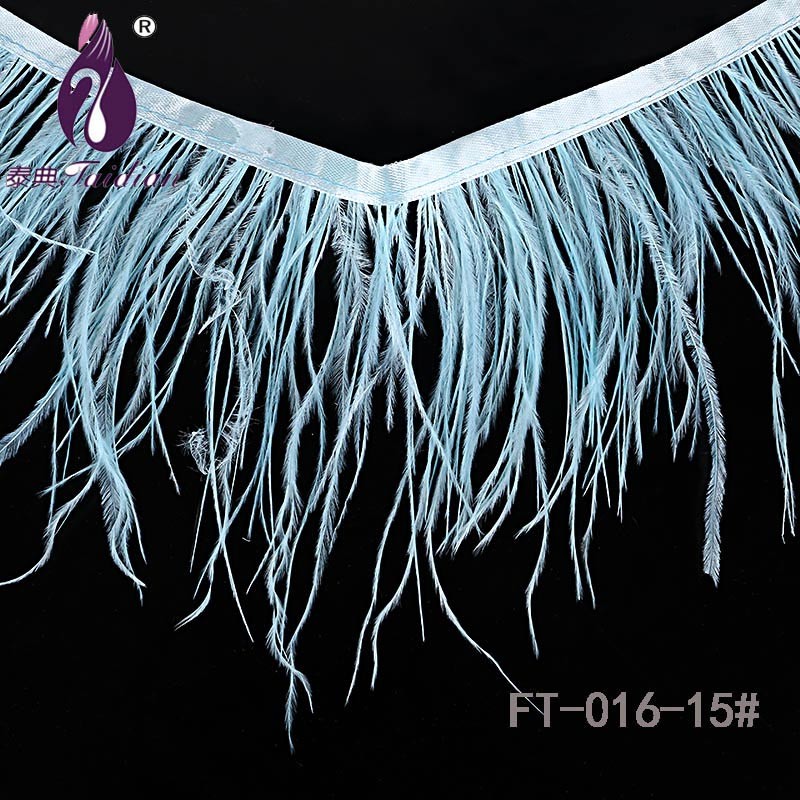 15# Fuchsia Marabou Feather Trim 15-20cm Turkey Feather Fringe ribbons Free Shipping!
