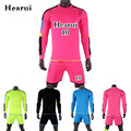 New Arrivals Kids Long Sleeve Soccer Jerseys Sets Custom 2016 2017 Men Professional Training Football Jerseys