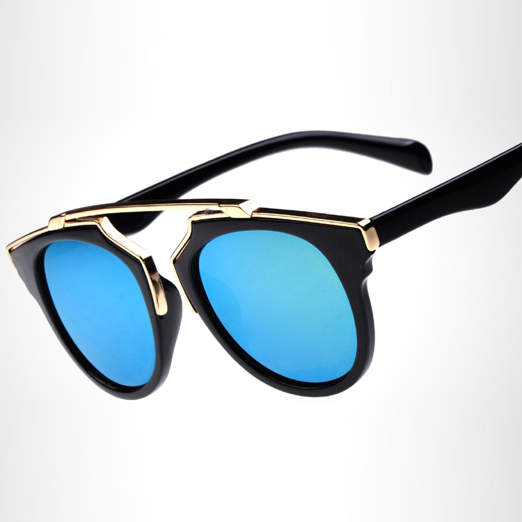 star so real personalized cateye sunglasses women bright black gold film outdoor UV400 sun ... star so real personalized cateye sunglasses women bright black gold film outdoor UV400 sun ...