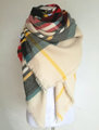 za Winter 2016 Tartan Scarf Desigua Plaid Scarf New Designer Unisex Acrylic Basic Shawls Women s