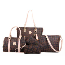2016 New pattern Five sets of fashion Bone pattern Single shoulder cross handbag Bolsas De Marca Bags For Women Famous Brand