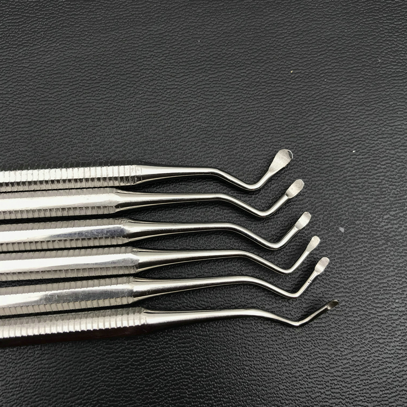 6pcs/set Dental Excavator Set of 6 Restorative Spoon Dental Instrument