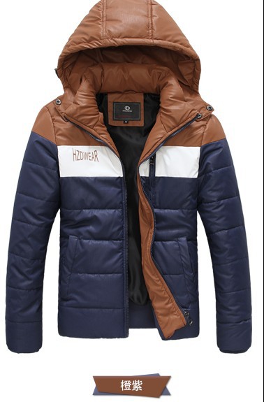 Free shipping 2015 fashionable man Winter warm cotton padded clothes cotton padded coat Thickening of the