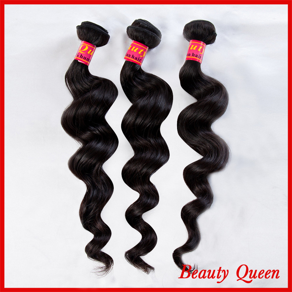7A brazilian loose wave virgin hair Natural Color Can Be Dyed Tangle Free No Shedding 3 Bundles DHL Free shipping
