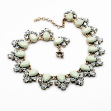 New Design Fashion Jewelry Elegant Vintage Resin Plant Pendant Collar Necklaces Pendant 2014