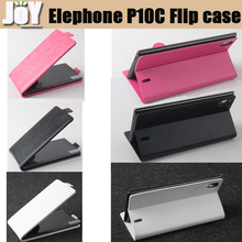 Free shipping Baiwei mobile phone bag PU Elephone P10C Flip case mobile phone accessories cover with stand three colors