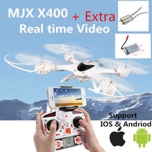 Free Shipping! MJX X400 6-axis Gyro Roll Quadcopter Drone RC Helicopter&C4005 WiFi FPV Camera