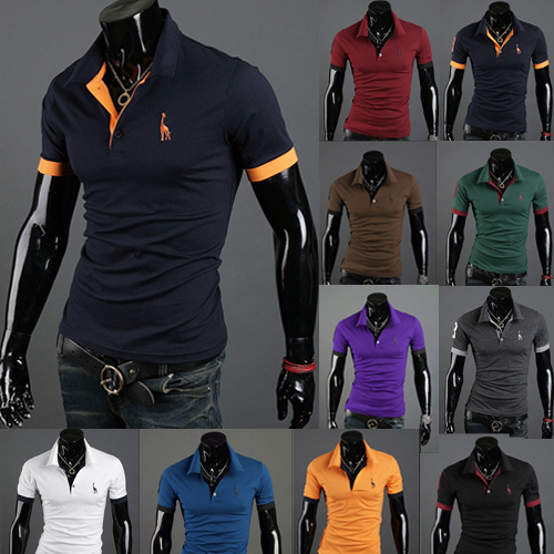 100 Cotton Mens T Shirt Fashion 2015 Summer Mens Short Sleeve Slim Fit Shirts Causal T