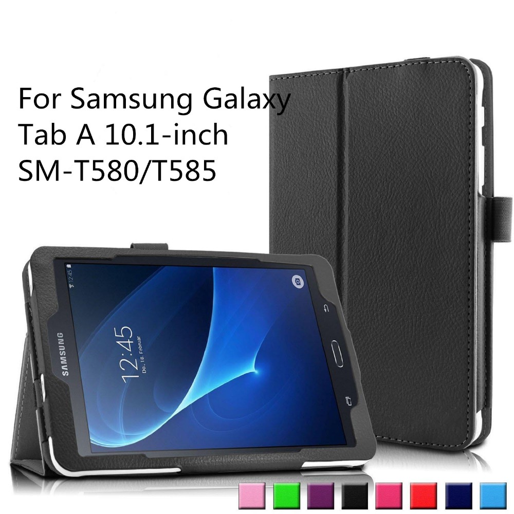  Slim Fit PU    2016  Samsung Galaxy Tab 10.1 7-  (SM-T580/SM-T585)