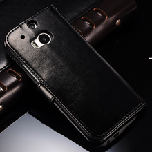 For HTC M8 Luxury PU Leather Wallet Case For HTC One M8 Flip with Stand Design