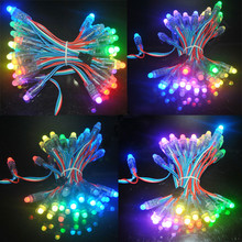 LED Modules 50pcs LEDS DC5V 12mm WS2811 Full Color Pixel Module IP68 Waterproof Point Lights For Advertisement