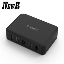 ORICO 5 Port USB charger 40W Smart Tablet charger for Iphone/Ipad/Samsung asus tf101 charger