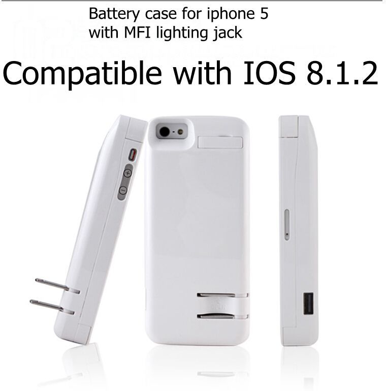 Whosale for iphone 5 5S BATTERY CASE!4200MAH backu...