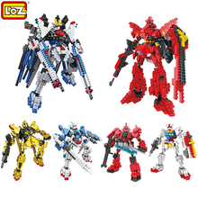 LOZ Diamond Building Blocks GUNDAM Assembled Scale Model Toys 3D Action Figure DIY Children Education Toy Brinquedo