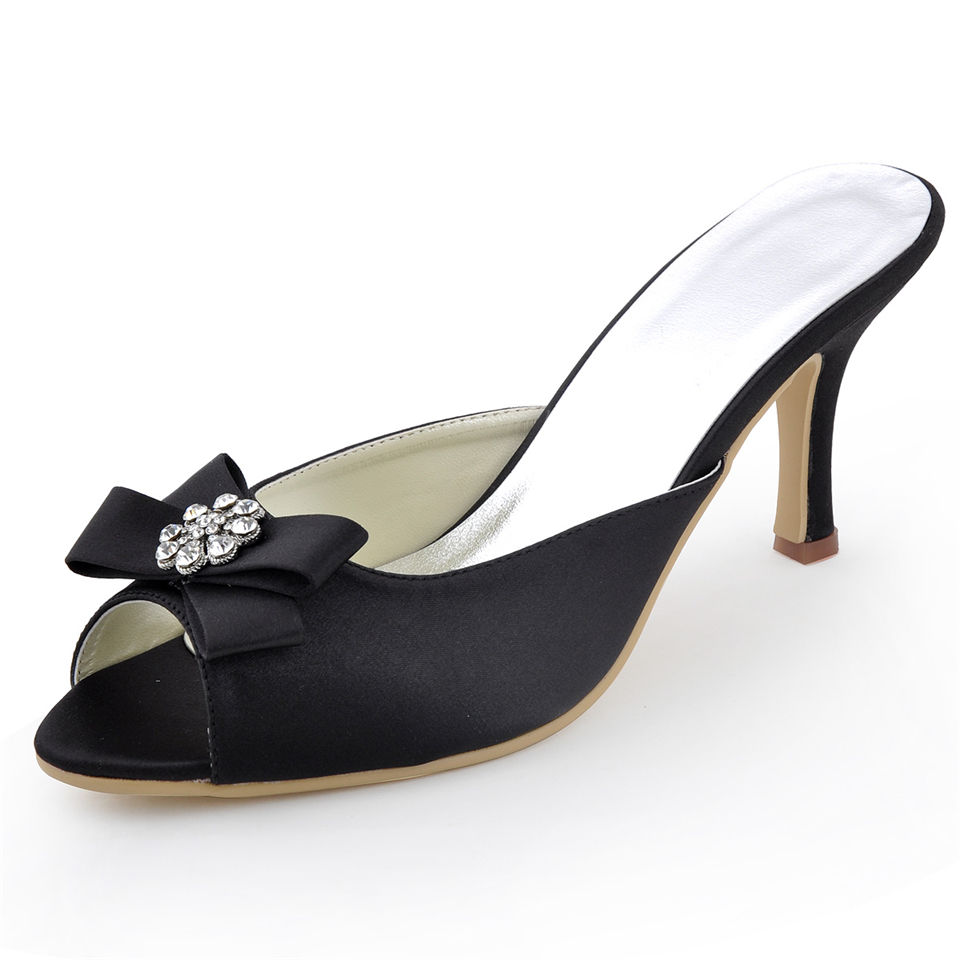 stiletto mule slides