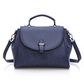 Edgy Messenger Bag Korean Style 2016 Newest Flap Bag Ladies Nubuck Leather Handbag Women Classic All