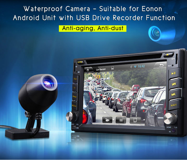 2016 New R0003 L2 Waterproof 170 Wide Degree Camera With USB DVR for EONON Android GPS Unit Anti-Aging Anti-Dust Free Shpping 2016 New R0003 L2 Waterproof 170 Wide Degree Camera With USB DVR for EONON Android GPS Unit Anti-Aging Anti-Dust Free Shpping