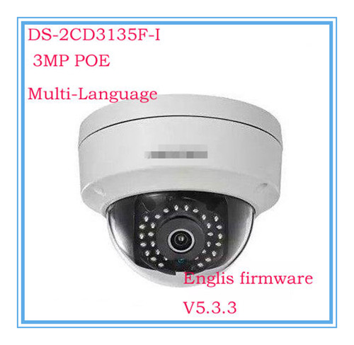 Фотография DS-2CD3135F-I 1/3" CMOS 3MP 2.8mm Lens POE Network CCTV Dome IP Camera H.264 IR Range HD Waterproof Home...