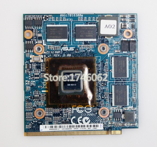   Acer 5920  5920 5520  5520  MXM II DDR2 1    nVidia GeForce 9650  GT 9650MGT  8600MGT