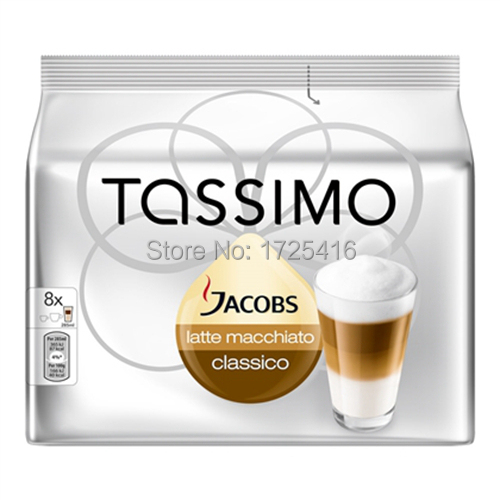 2015 German original Tassimo coffee capsules caramel latte macchiato free shipping