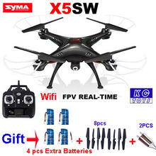 SYMA X5SW / X5SW-1 WIFI RC Drone Quadcopter with FPV Camera Headless 6-Axis Real Time RC Helicopter Quad copter Toys