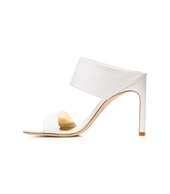Sexy High Heels Womens Gladiator Roman Open Toe Cut Out Suede Nubuck Leather Mules Sandals Strap