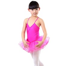 3-12Y Retail Kids baby Girls Strap Tutu Dress Dancewear Ballet Dancing dresses