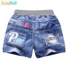 New 2016 Summer Casual Boys Shorts American Style Printing Pepe Jeans For Childrens The Union Flag Pants For 4-11T Kids FXB063