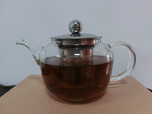 Glass Tea Pot 500ML Flower Coffee Tea Heat Resistant Glass Tea Pot Borosilicate Glass Teapot Kung Fu Tea Set Clear Drinkware