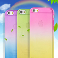Newest fashion For iphone 4 4S Case Transparent Gradient Color Design Soft TPU Material Phone Cases