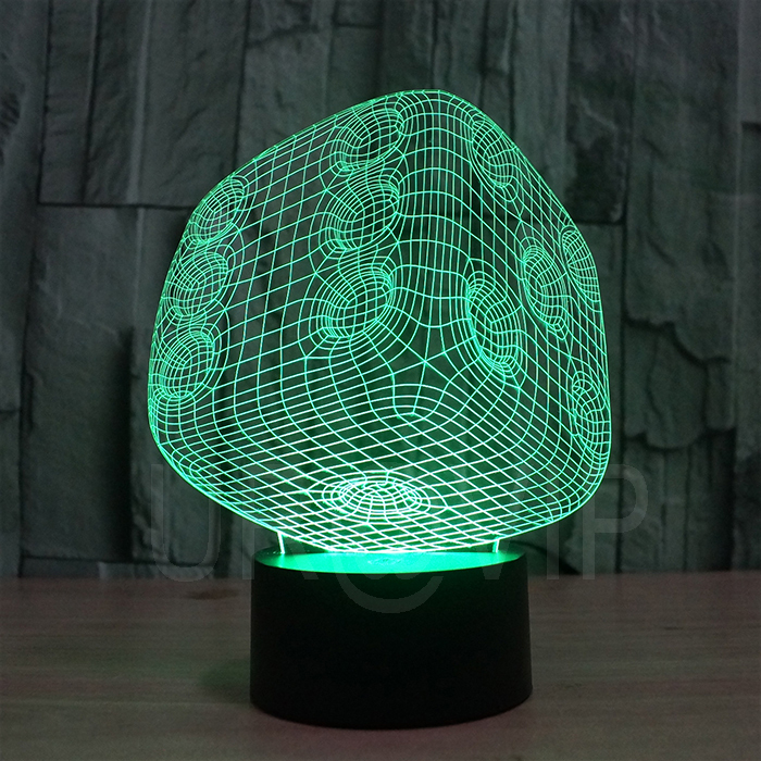 JC-2847 Amazing 3D Illusion led Table Lamp Night Light with  dice shape