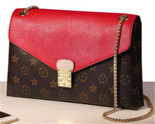 Luis Vintage Bag Women PU Chain Package Neverfull Small Bag Bolsos Luis Button One Shoulder Messenger