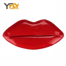 Y-FLY 2016 News Big Lip Pu Leather Women’s Clutches Chain Women Messenger Bags Evening Bag Red Lip Purse Women Handbags DB4896