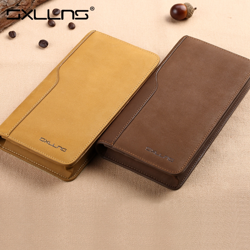The new Sxllns2015 wallet male long matte retro head layer cowhide wallet wallet wallet leisure.